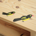 FICA amenomania wood bench illustrated by catarina sobral