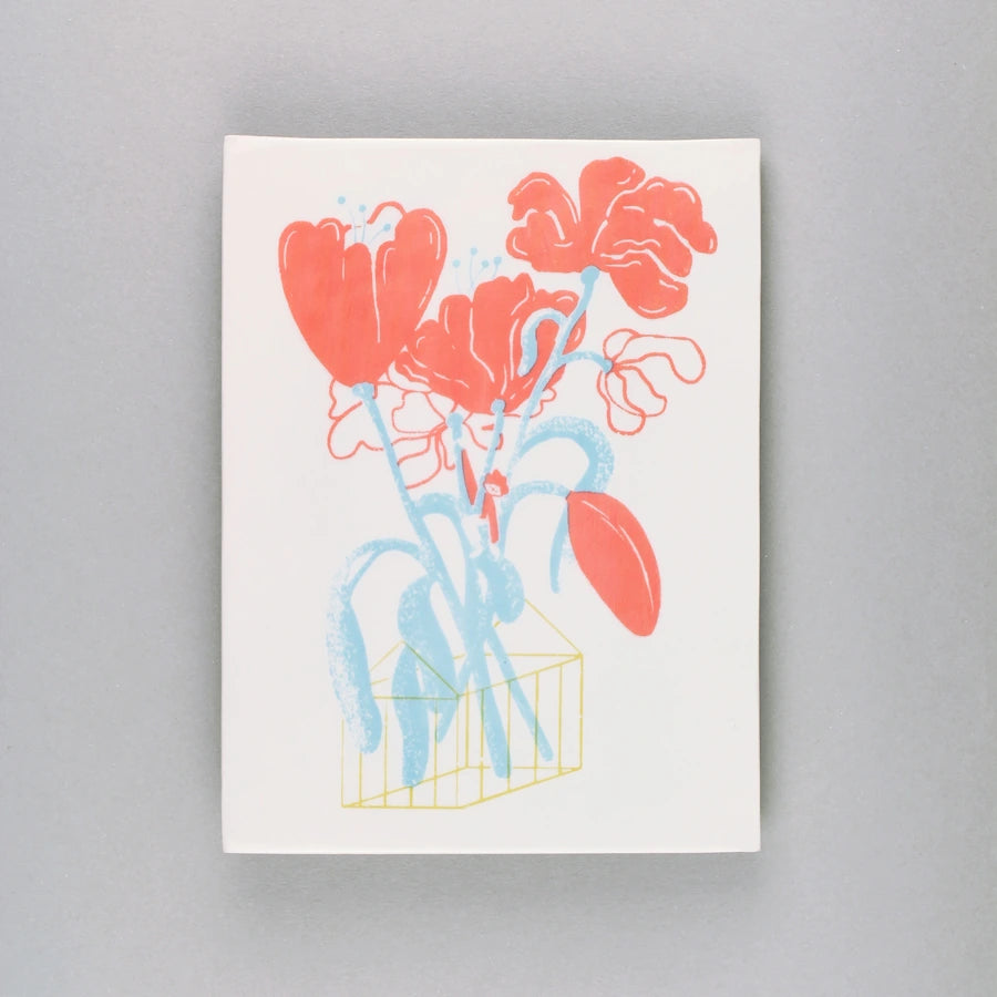 screen printed tile with engobes. Limited edition. Illustration by carolina celas